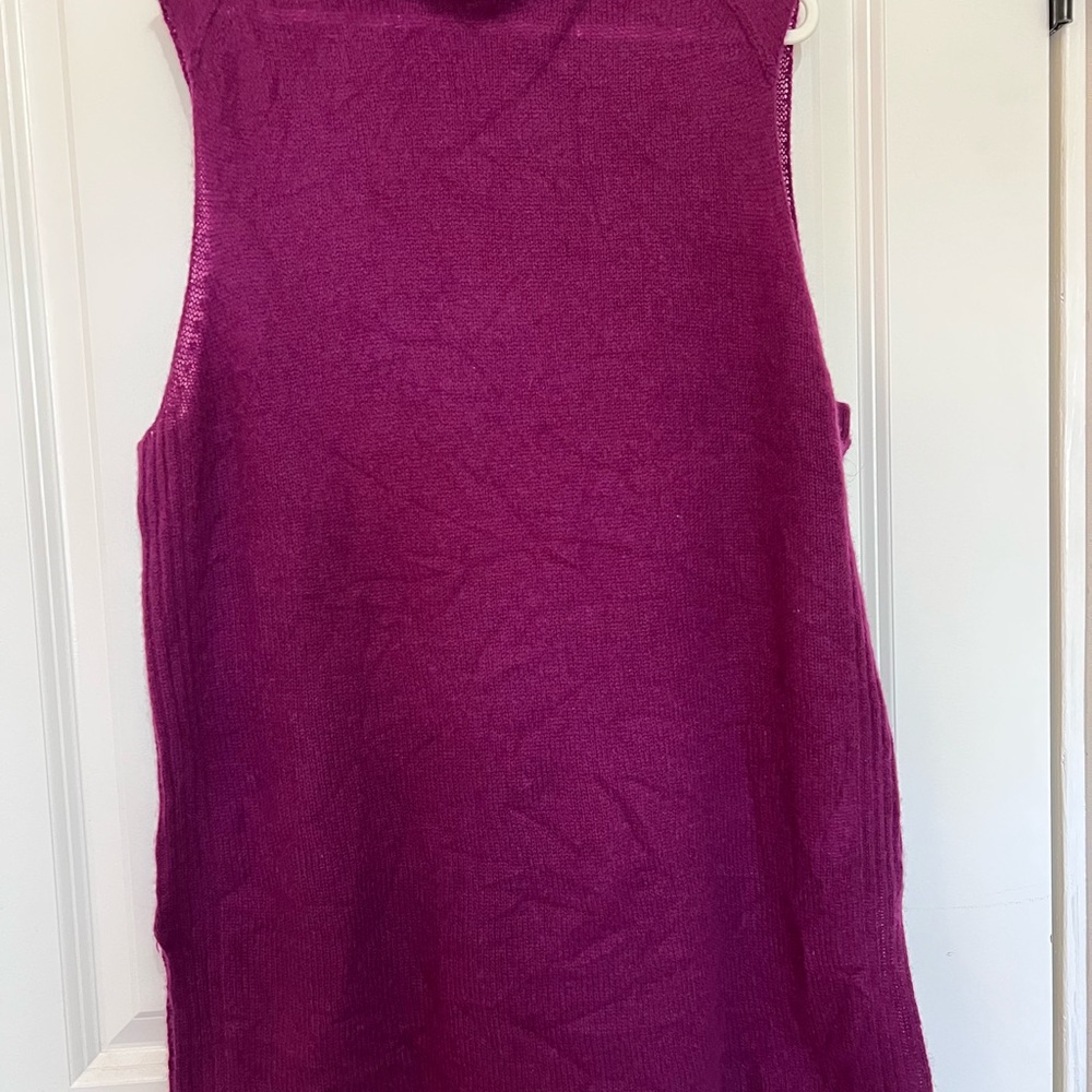Lord & Taylor Fuchsia Sleeveless Top